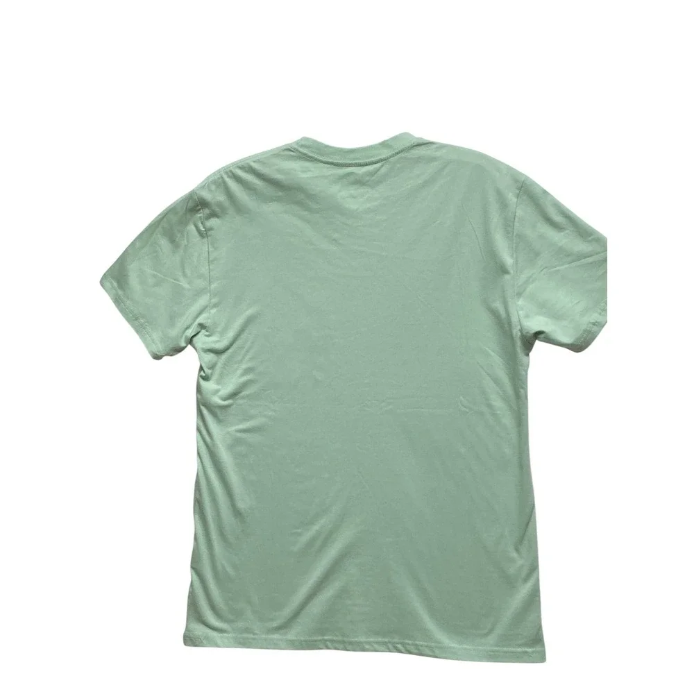Adidas Golf Mens Sage Green Badge of Sport Graphic Logo T-Shirt Size M NWT